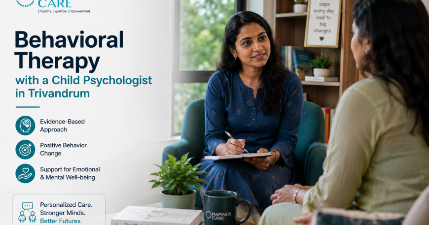 child psychologist in Trivandrum - Hapinus Care behavioral therapy