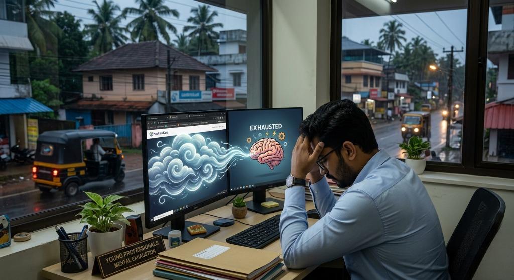mental exhaustion - Hapinus Care counseling Kerala
