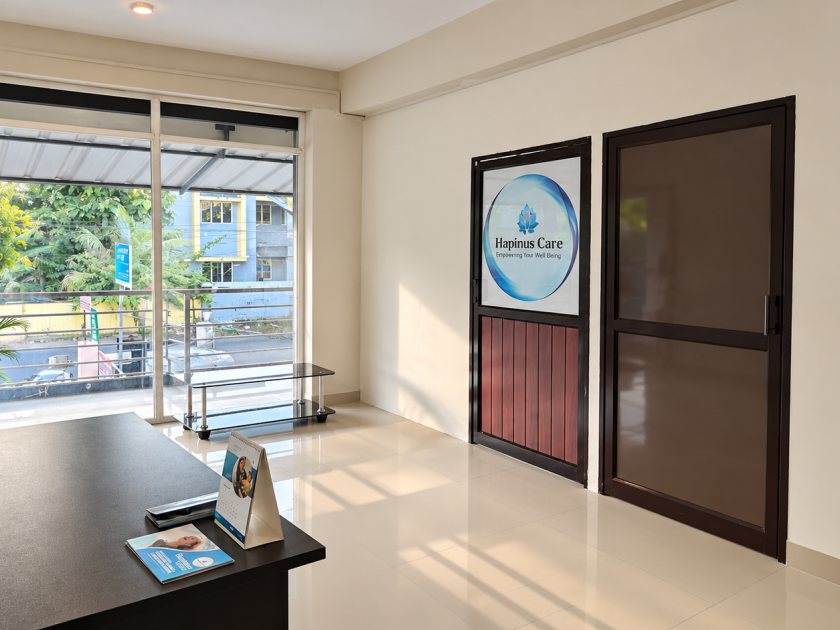 Hapinus Care counselling center in Kollam entrance